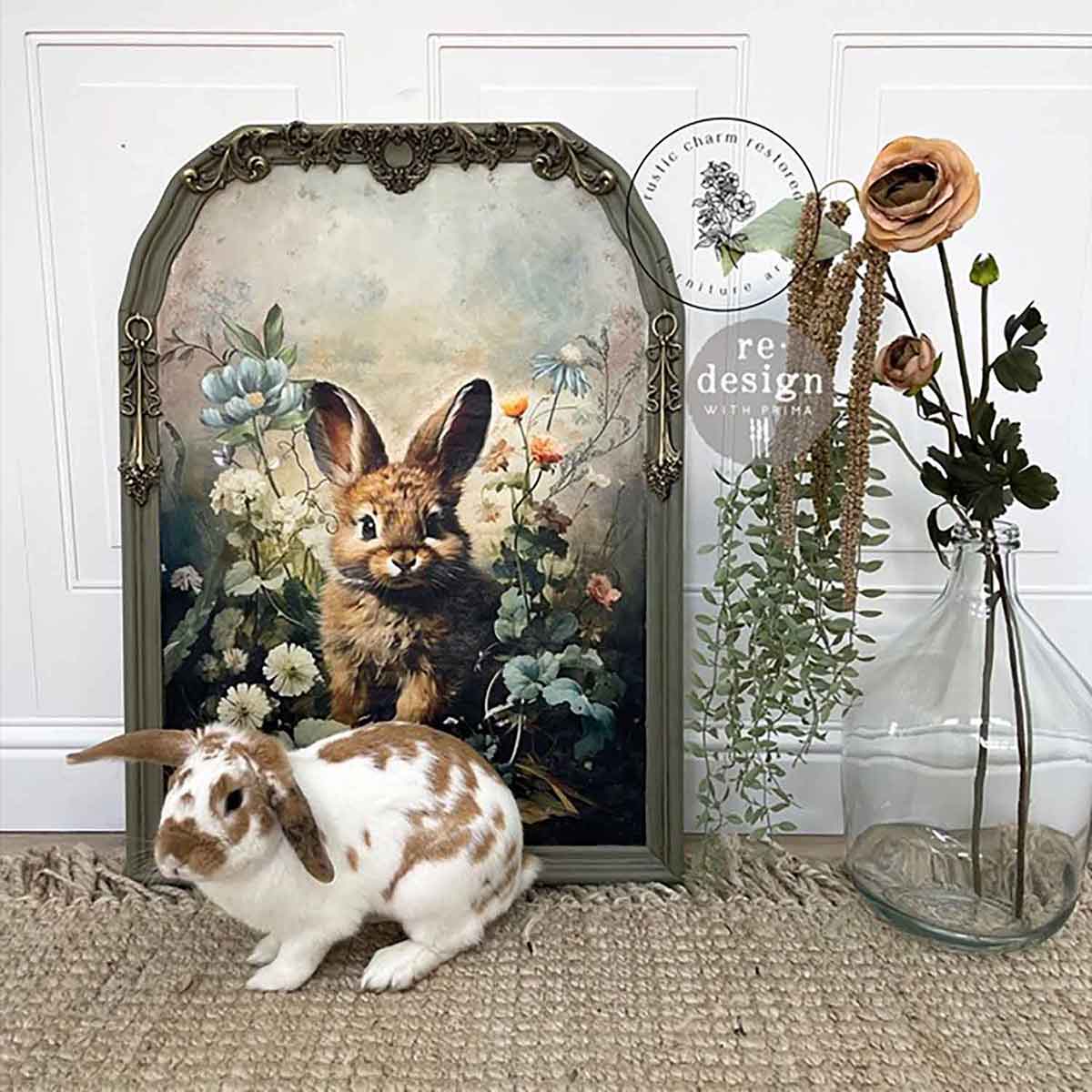 Decoupage Decor Tissue Paper Pack – Dreamy Bunnies