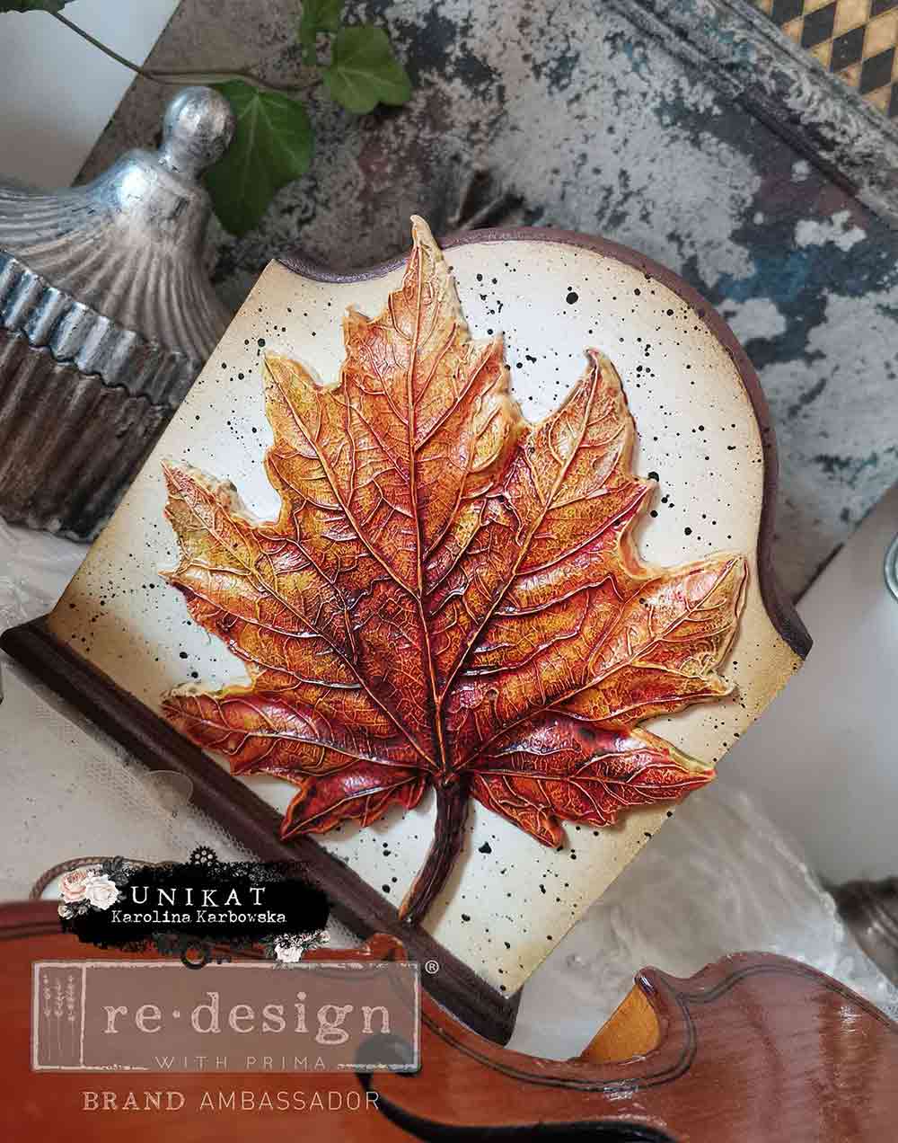 Decor Mould-- Falling Leaves