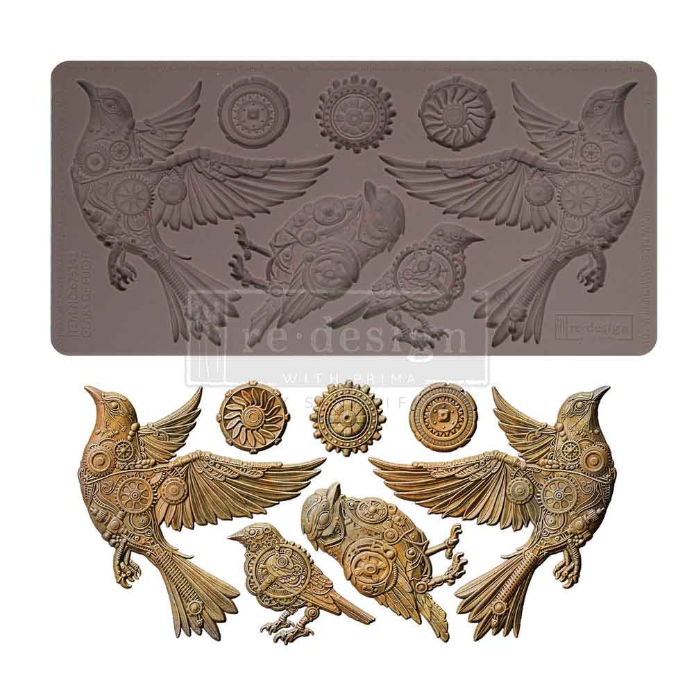 Decor Moulds® – Gears of Flight – 1 pc, 5″x10″x8mm