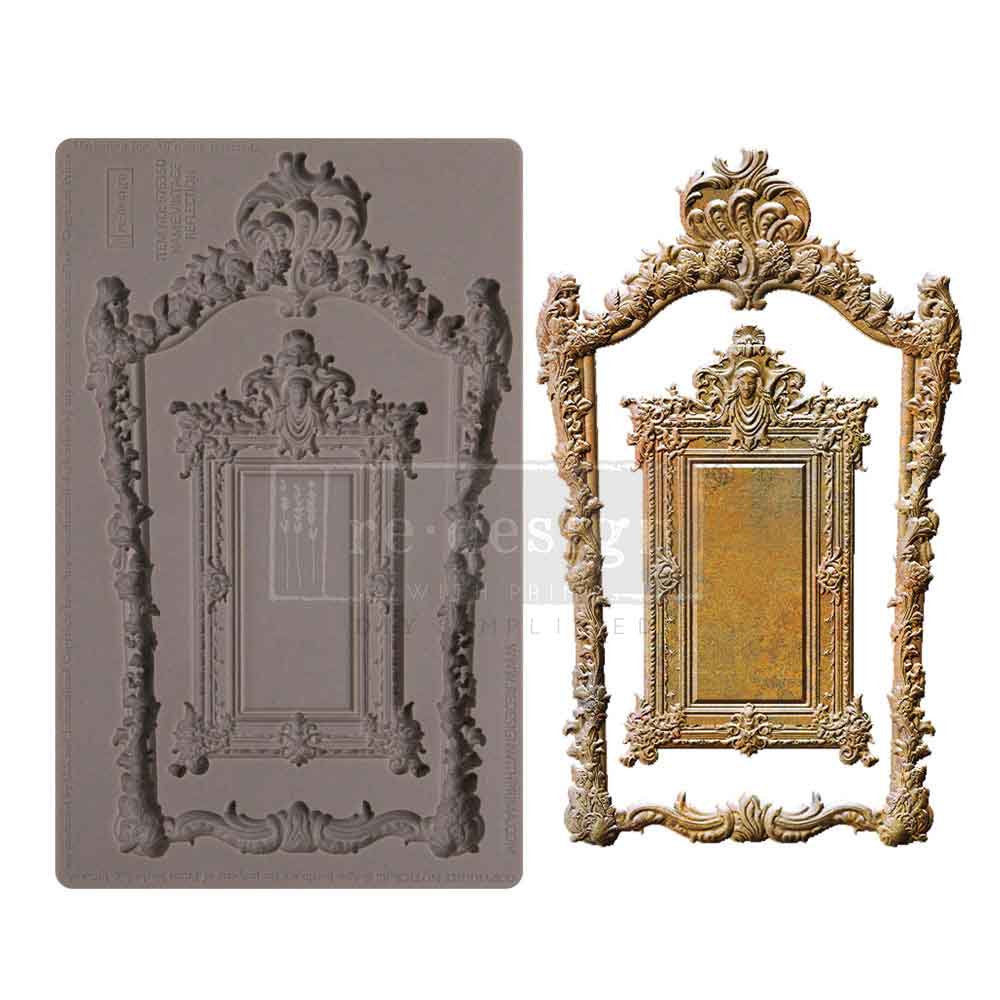 Decor Moulds® – Vintage Reflection – 1 pc, 5″x8″x8mm
