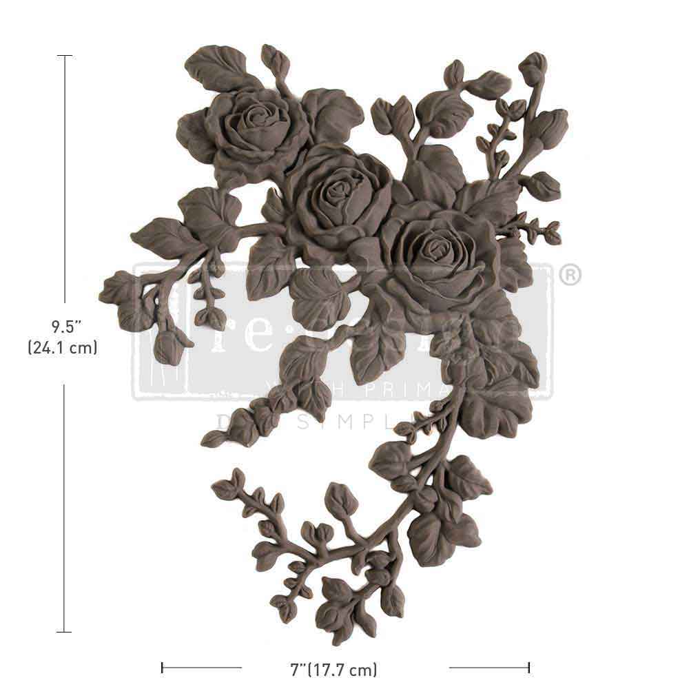 Decor Poly – Velvet Cascade Right – 9.5″x7″x0.5″