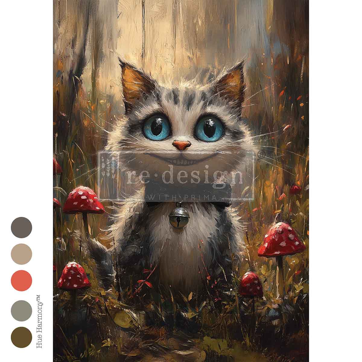 A3 Decoupage Fiber – Whiskers Of Wit – 1 sheet