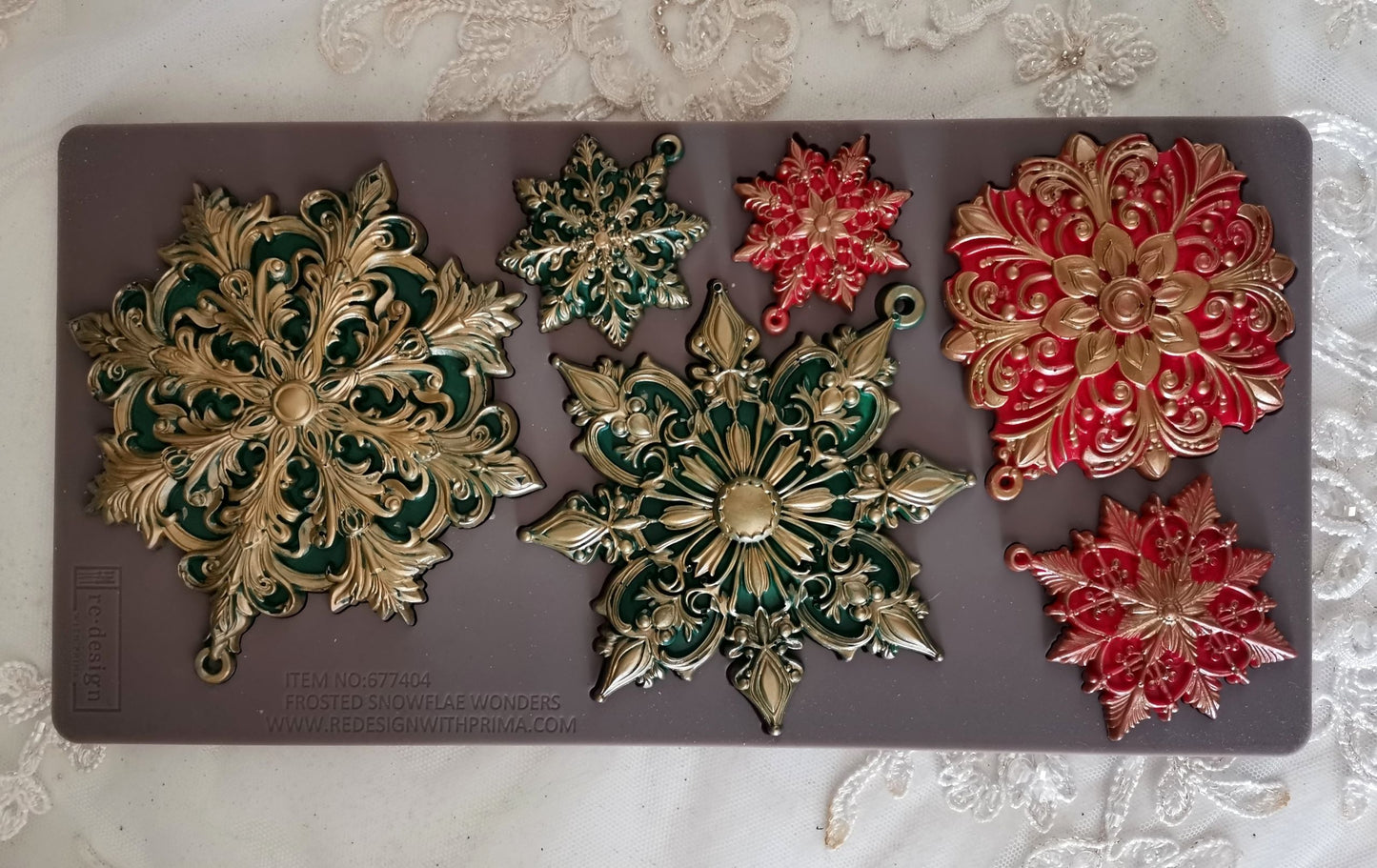Decor Moulds--Frosted Snowflake Wonders
