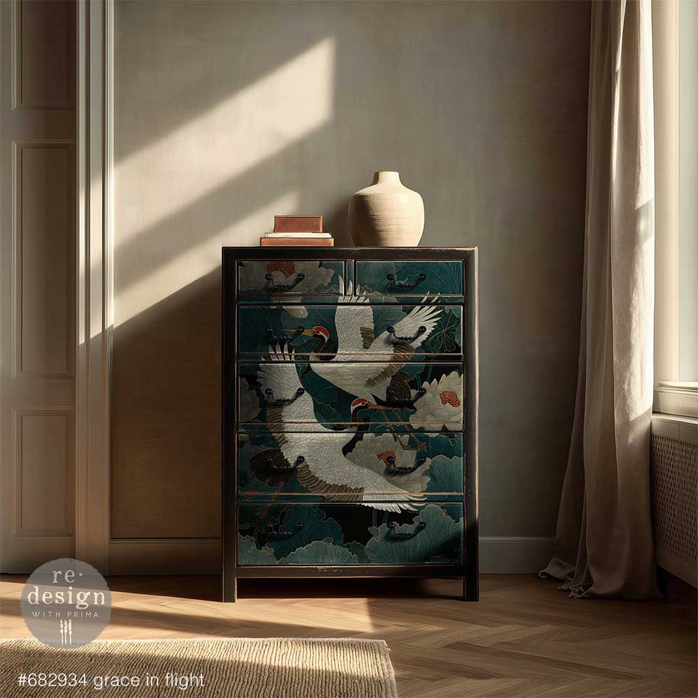 Decoupage Decor Tissue Paper – Grace In Flight. 19.5"x30"