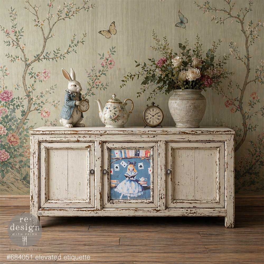 A2 Decoupage Fiber – Elevated Etiquette – 1 sheet