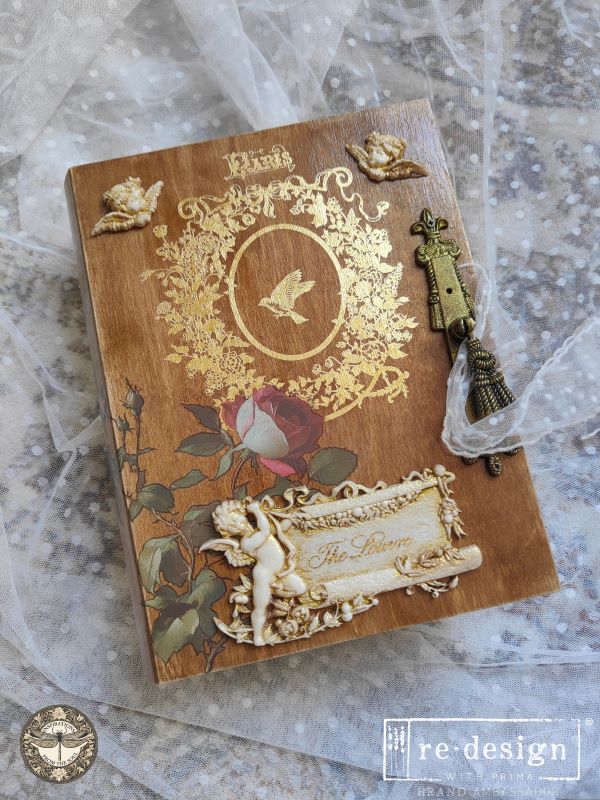 H2O Transfers Gold – Fleur De Minuit – 2 sheets