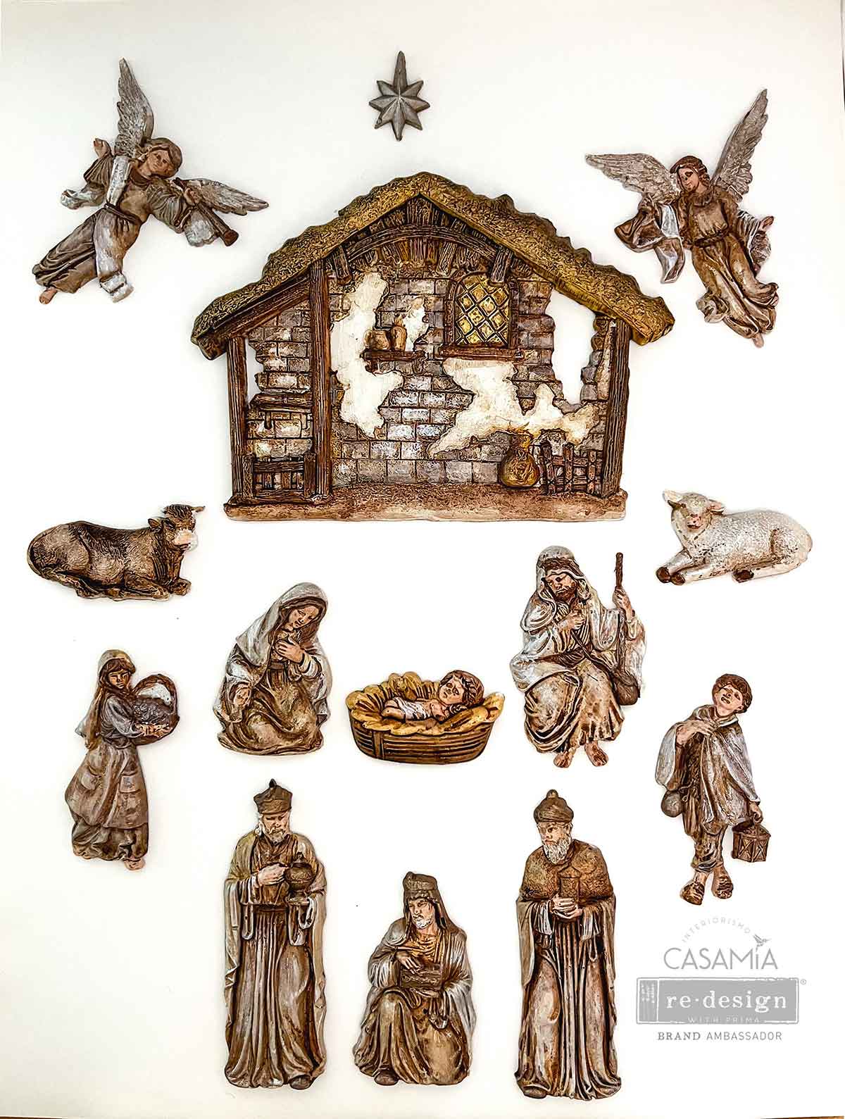 Decor Moulds--Holy Night Nativity