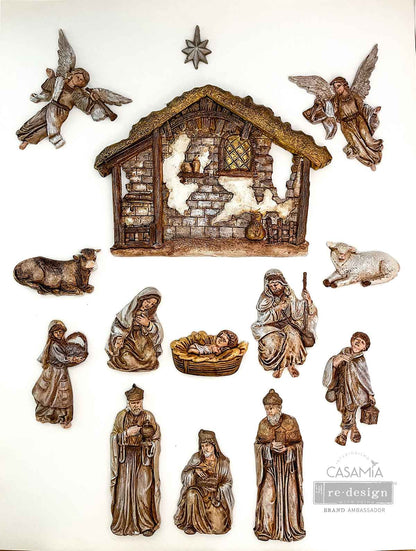 Decor Moulds--Holy Night Nativity