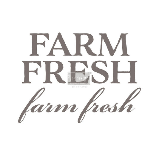 Redesign Décor Transfers®- Farm Fresh 8″x 28″