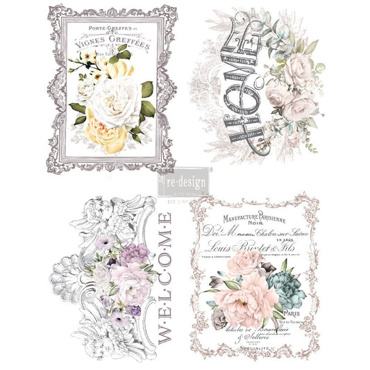 Redesign Décor Transfers® – Floral Home 11″X 15″ Each