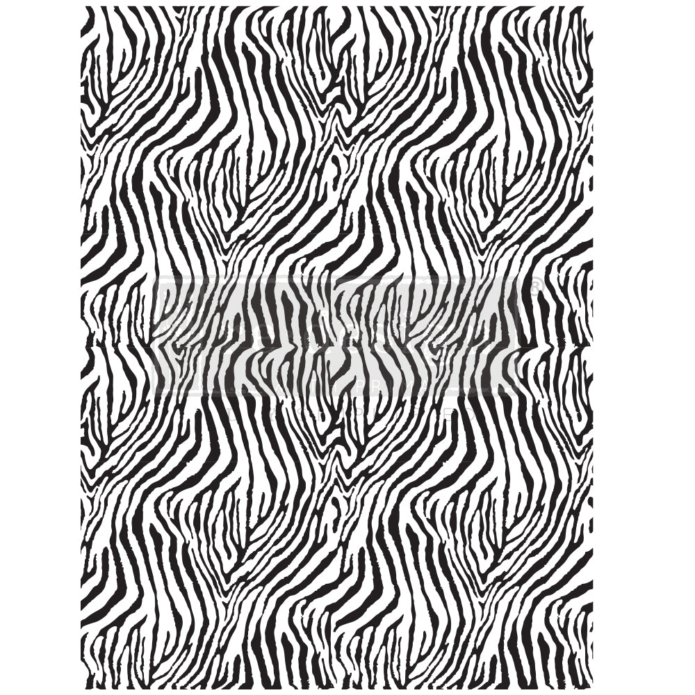 Redesign Decor Transfers® – Zebra design size 24″ X 32