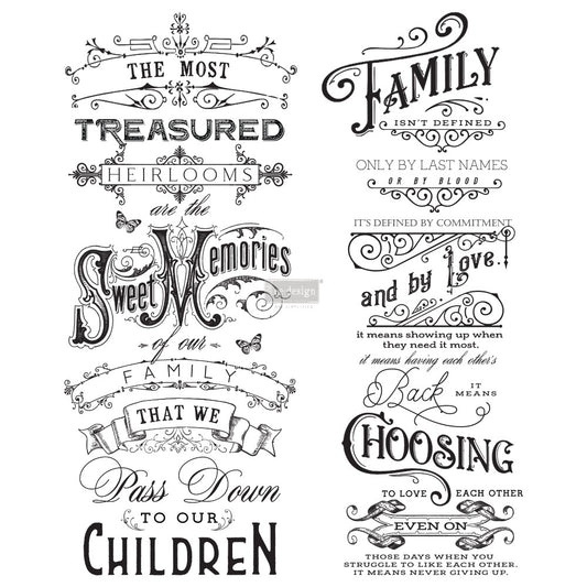 Redesign Decor Transfers® – Family Heirlooms