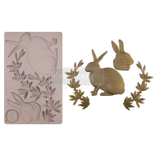 Redesign Decor Moulds® – Meadow Hare – 1 pc, 5″x8″, 8mm