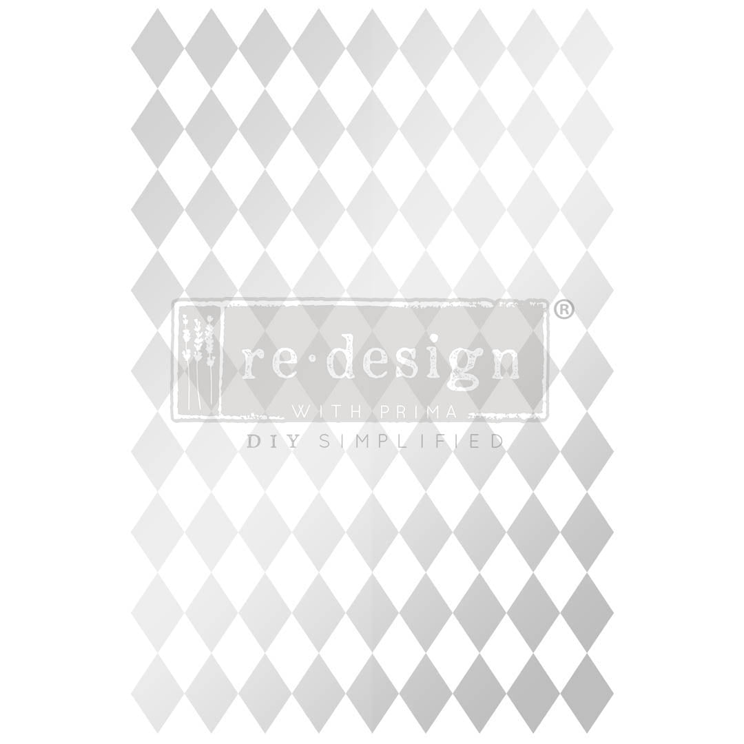 Decor Transfers® – Silver Harlequin