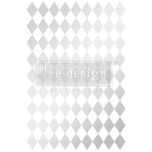 Decor Transfers® – Silver Harlequin