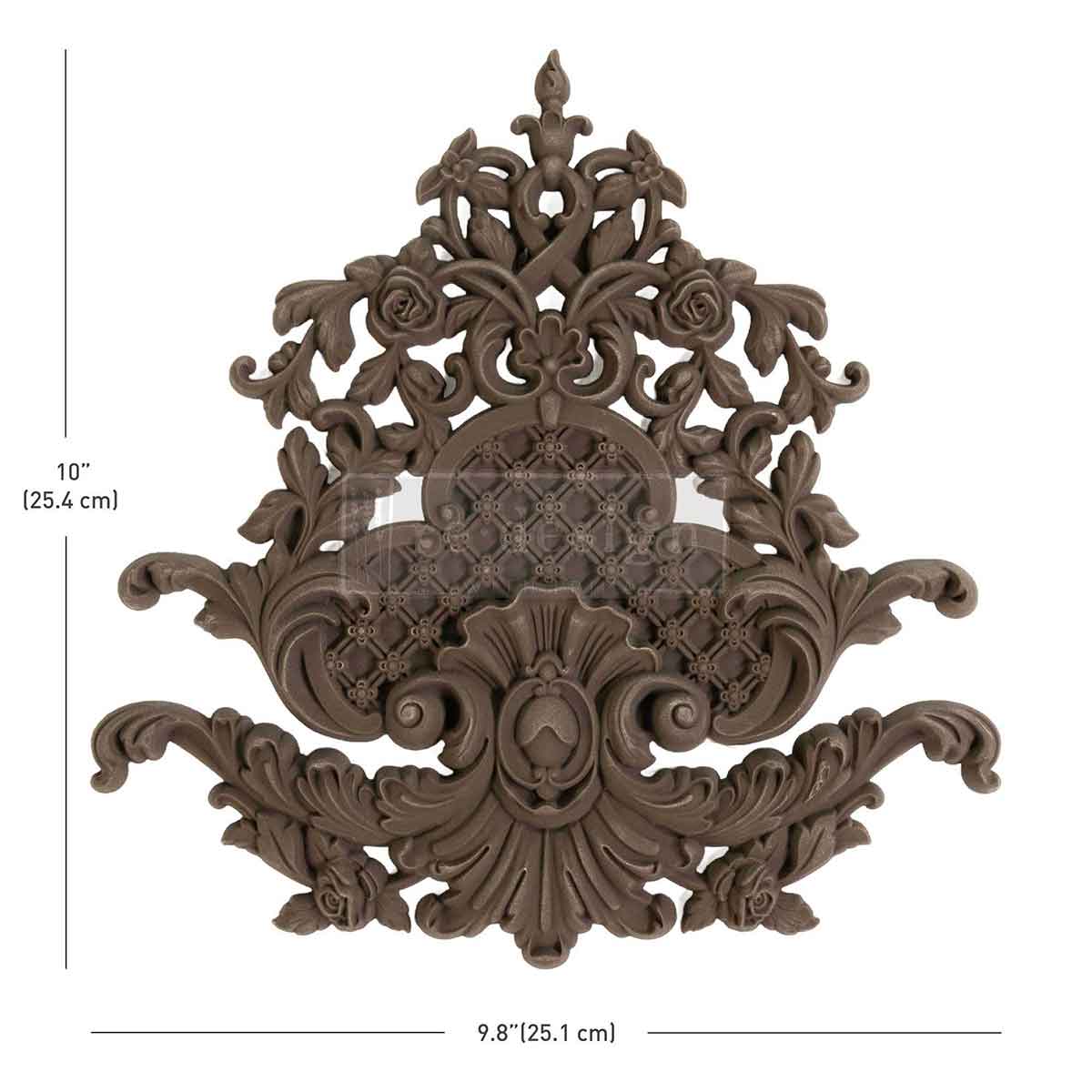 Decor Poly® – Baroque Elegance – 10″x9.89″x0.49″