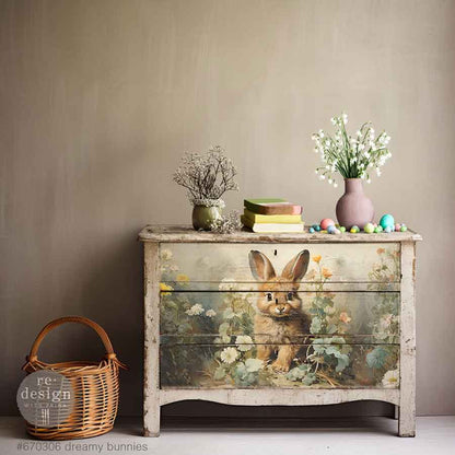 Decoupage Decor Tissue Paper Pack – Dreamy Bunnies