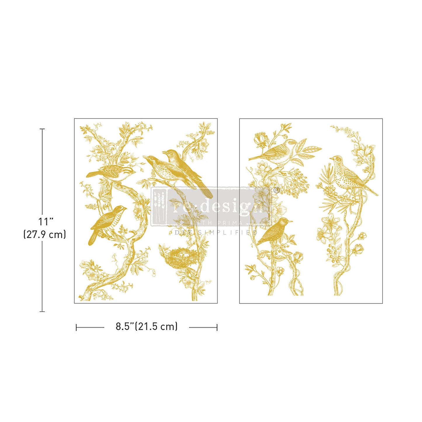 Middy Foil Transfers® Kacha – Golden Serenade – 2 sheets, 8.5″x11″      655350674601     655350670160