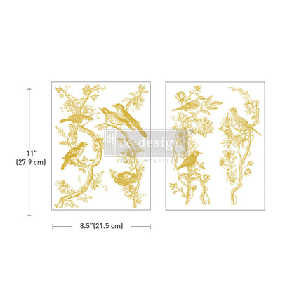 Middy Foil Transfers® Kacha – Golden Serenade – 2 sheets, 8.5″x11″      655350674601     655350670160