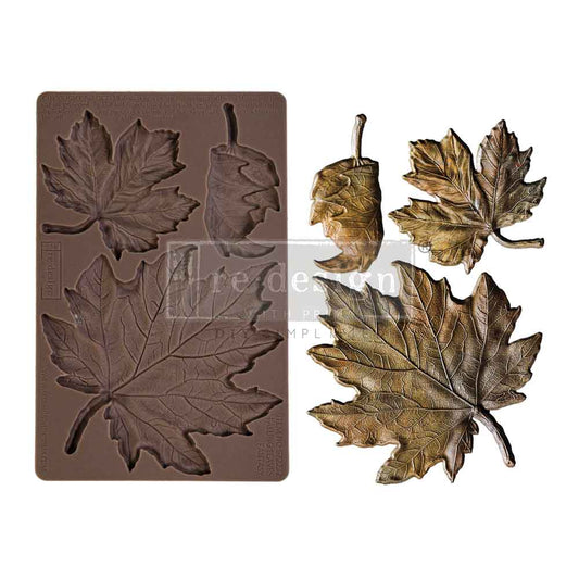 Decor Mould-- Falling Leaves