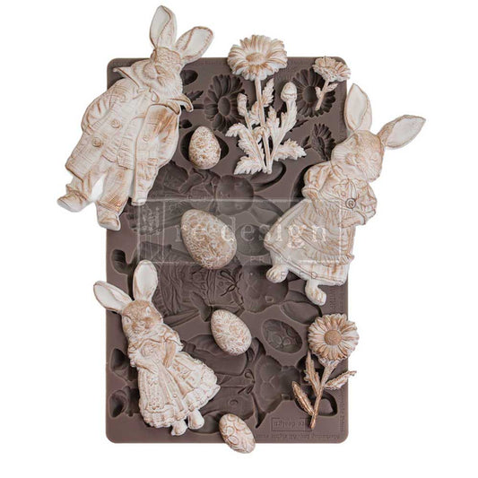 Decor Moulds® – Springtime Bunny – 1 pc, 5″x8″x8mm