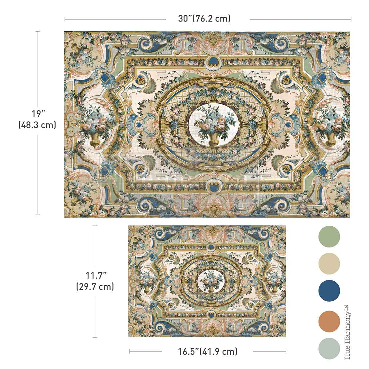 Double Delight Decoupage Fiber Paper Set – Serenade In Blue