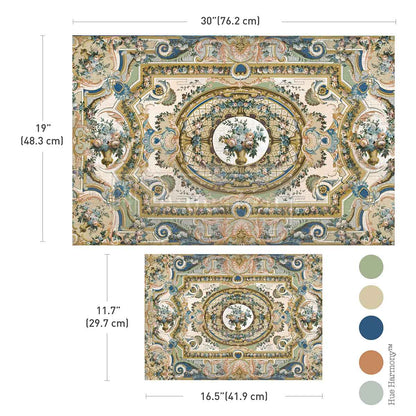 Double Delight Decoupage Fiber Paper Set – Serenade In Blue