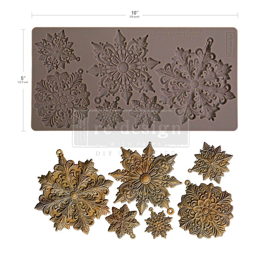 Decor Moulds--Frosted Snowflake Wonders