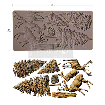 Decor Moulds--Evergreen Christmas Magic
