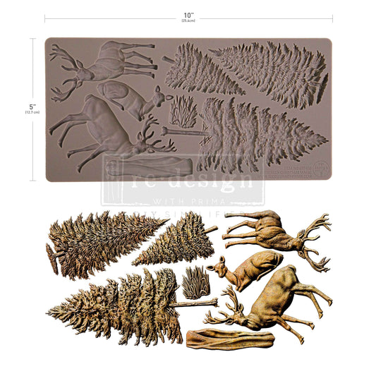 Decor Moulds--Evergreen Christmas Magic