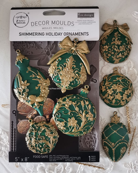 Decor Moulds--Shimmering Holiday Ornamnents