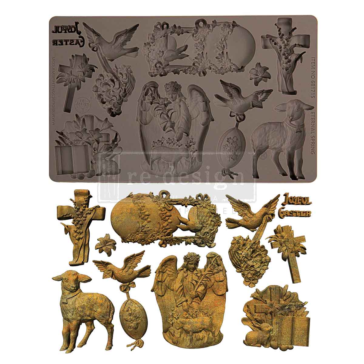 Decor Moulds® – Eternal Spring – 1 pc, 5″x8″x8mm