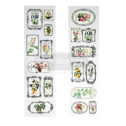 Luxe Transfers® – Fleur De Frame – 2 sheets