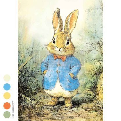 A3 Decoupage Fiber – Bunny Hollow