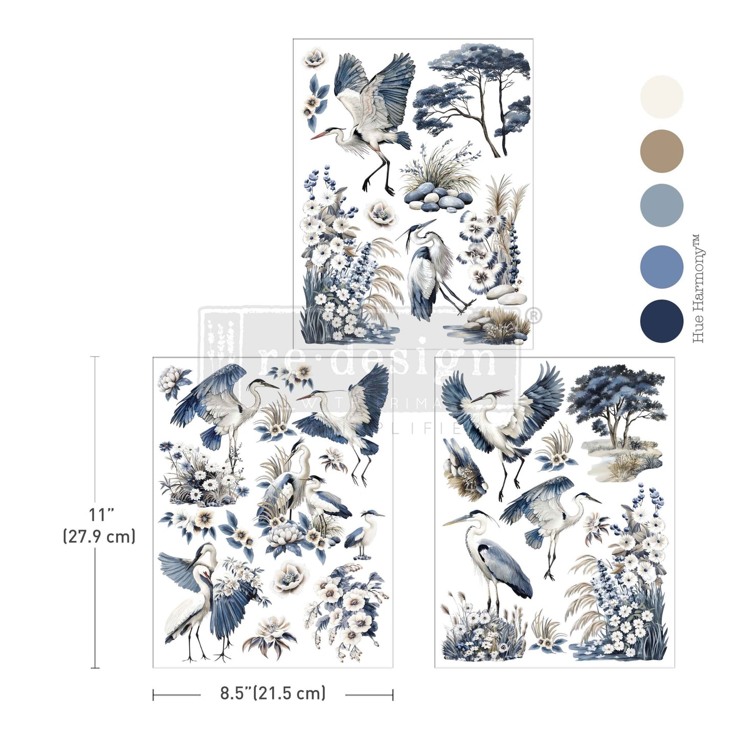 Middy Transfers® –  Whispers by the Marsh – 3 sheets