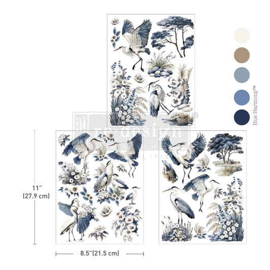 Middy Transfers® –  Whispers by the Marsh – 3 sheets