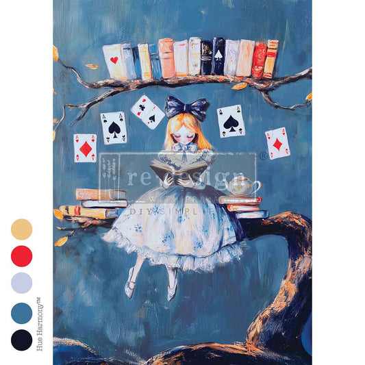 A2 Decoupage Fiber – Elevated Etiquette – 1 sheet