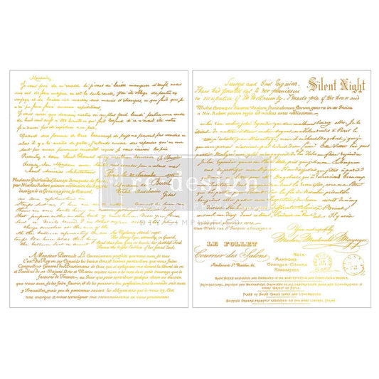 Middy Foil Transfers® Kacha - Gilded Noel Script