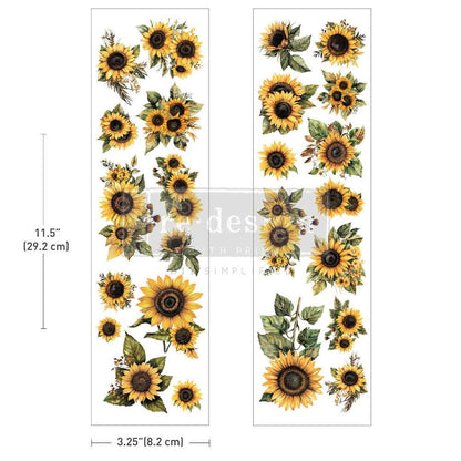 Luxe Transfers® – Sun-Drenched Harvest – 2 sheets, 3.25″x11.5