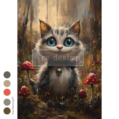 A3 Decoupage Fiber – Whiskers Of Wit – 1 sheet