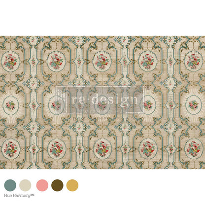 Decoupage Fiber – The Medallion Meadow – 1 sheet  19.5"x 30"