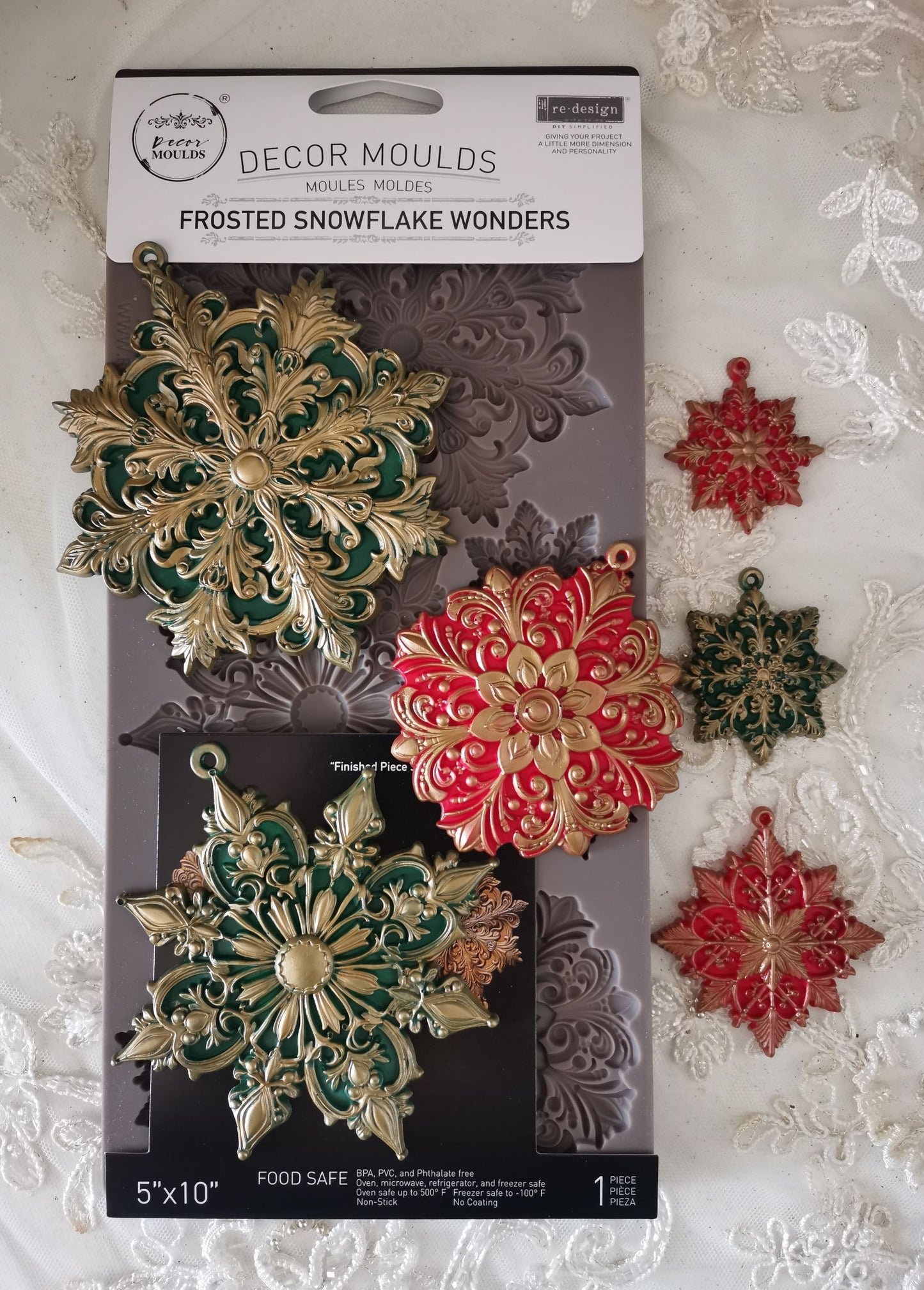 Decor Moulds--Frosted Snowflake Wonders