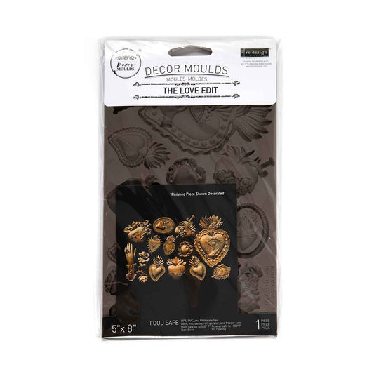 Decor Moulds® – The Love Edit – 1 pc, 5″x8″x8mm