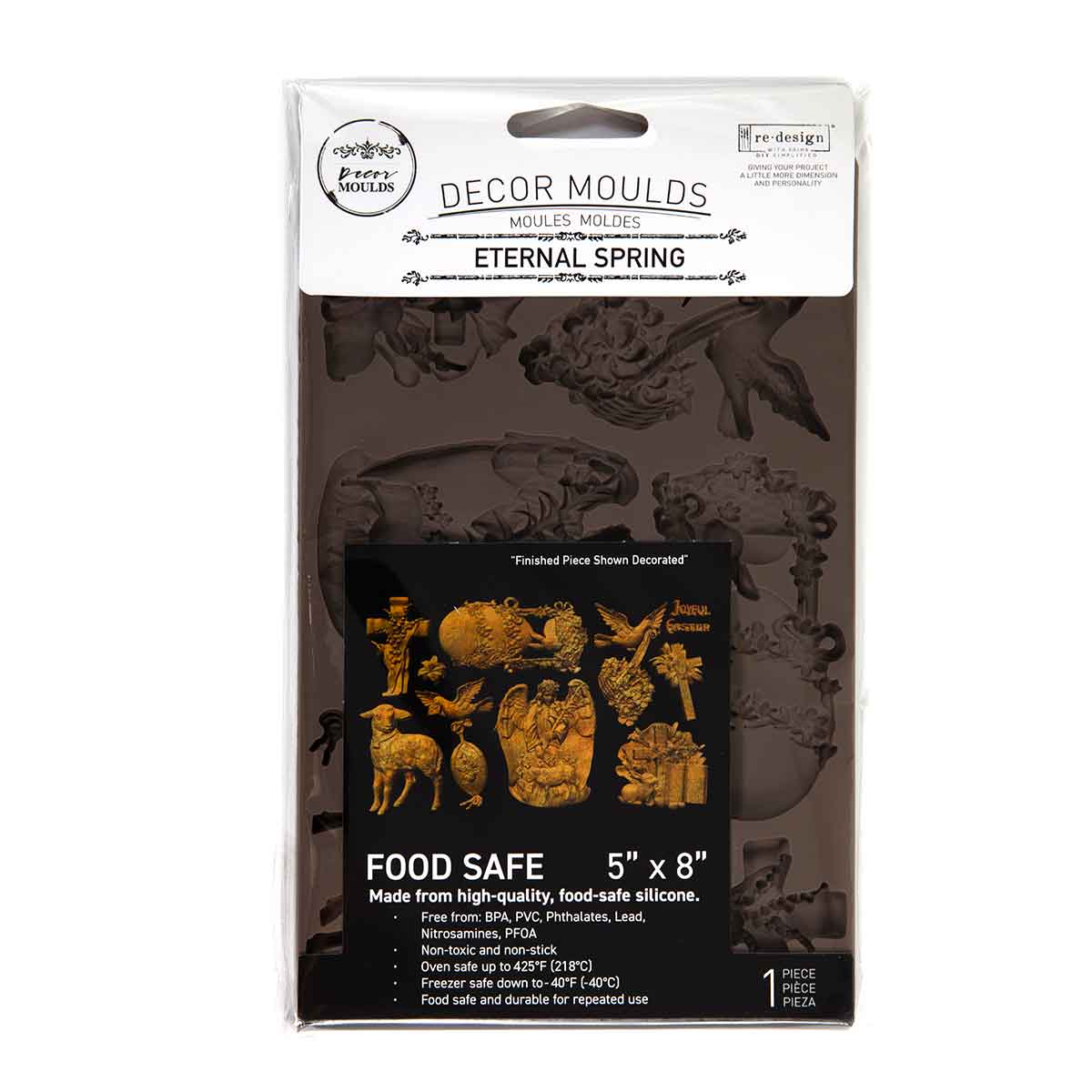 Decor Moulds® – Eternal Spring – 1 pc, 5″x8″x8mm