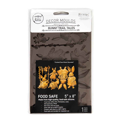 Decor Moulds® – Bunny Trail Tales – 1 pc, 5″x8″x8mm