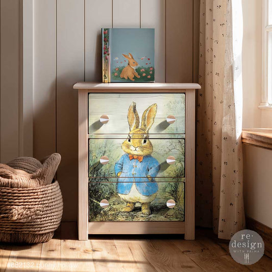 A3 Decoupage Fiber – Bunny Hollow