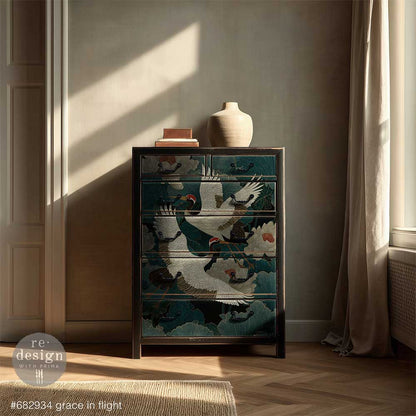 Decoupage Decor Tissue Paper – Grace In Flight. 19.5"x30"
