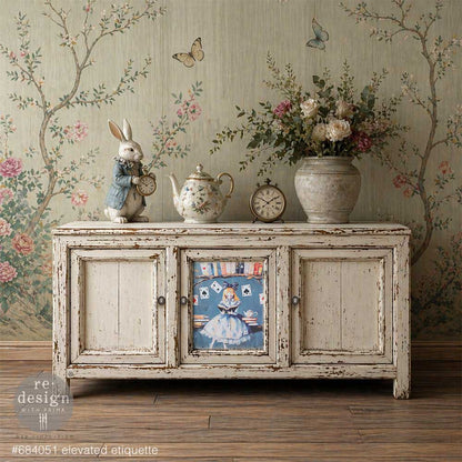A2 Decoupage Fiber – Elevated Etiquette – 1 sheet