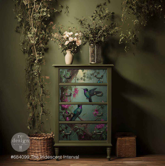 Decoupage Fiber – The Iridescent Interval – 1 sheet  19.5"x 30"