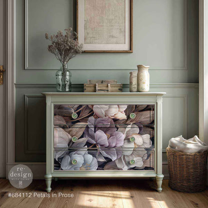 Decoupage Fiber – Petals In Prose – 1 sheet 19.5"x 30"